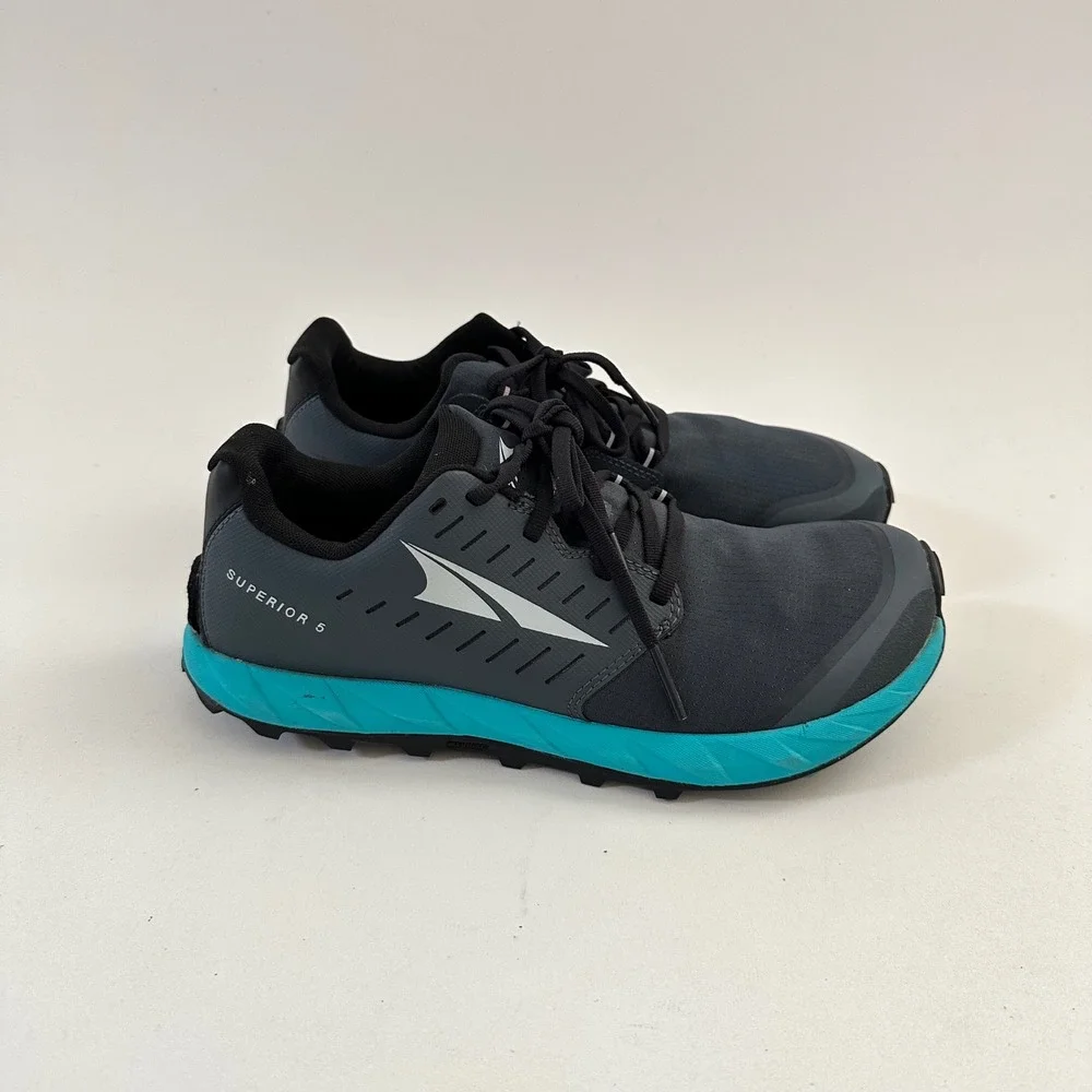 Altra Superior 5 Trail Running Shoes Womens 9.5 Hiking Outdoor Stonegaurd Insole